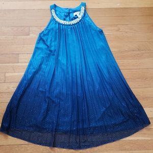 Big Girls Pleated Party Dress